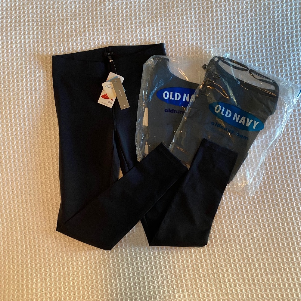 Black 3 pc Workout Bundle: J Crew/Old Navy